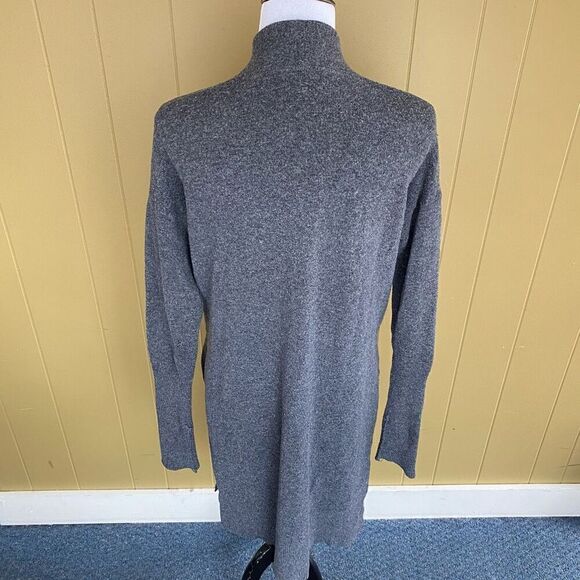 Prologue women S long open front cardigan w/side slits grey - Picture 8 of 11